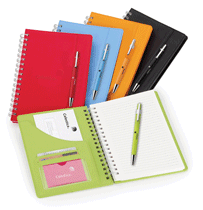 Hardcover Wirebound Colored Journals